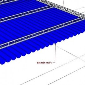 Mái xếp di động trảng bàng