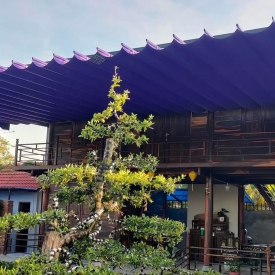 Mái xếp di động Quán cafe Hóc Môn - TP.HCM