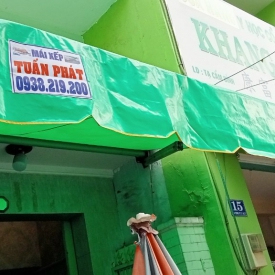 Mái xếp di động hóc môn