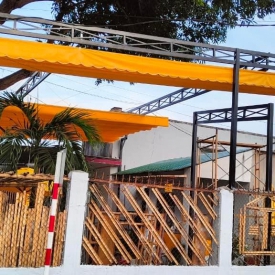 Mái xếp di động quang trung