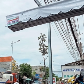 Mái Xếp di động tay ninh