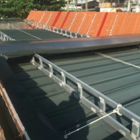 Mái Xếp che sân vườn Quận 2