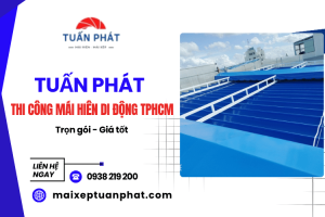 Tuấn Phát nhận thi công mái hiên di động TPHCM trọn gói, giá tốt