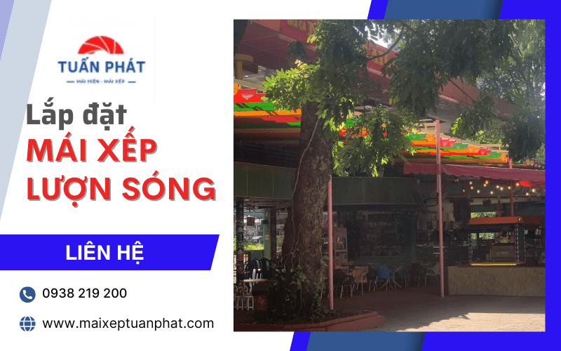 mái xếp lượn sóng