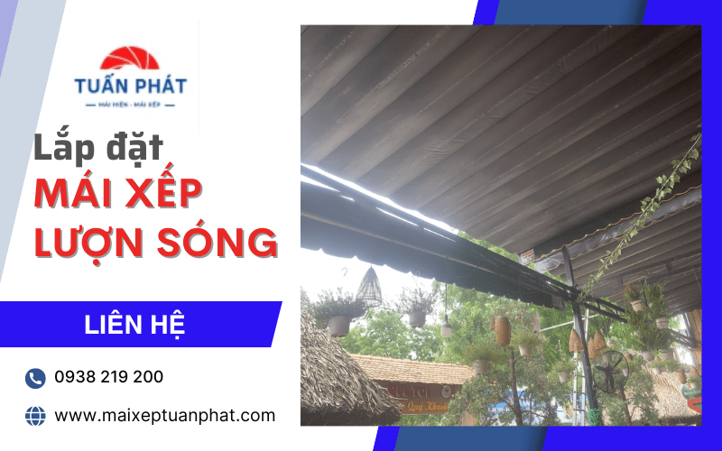 mái xếp lượn sóng