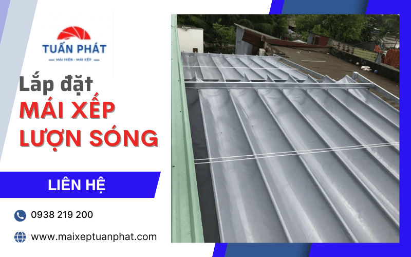 mái xếp lượn sóng