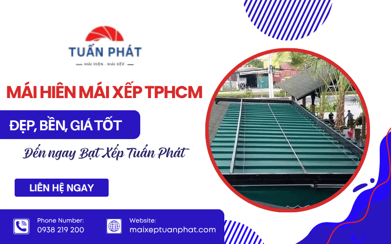 Mái hiên mái xếp TPHCM